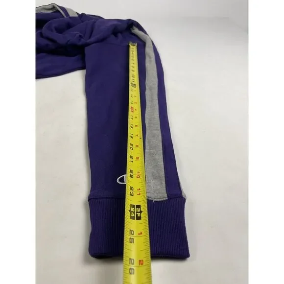 Clemson Tigers Champion Purple and Gray Hoodie Men’s Large - Picture 6 of 8